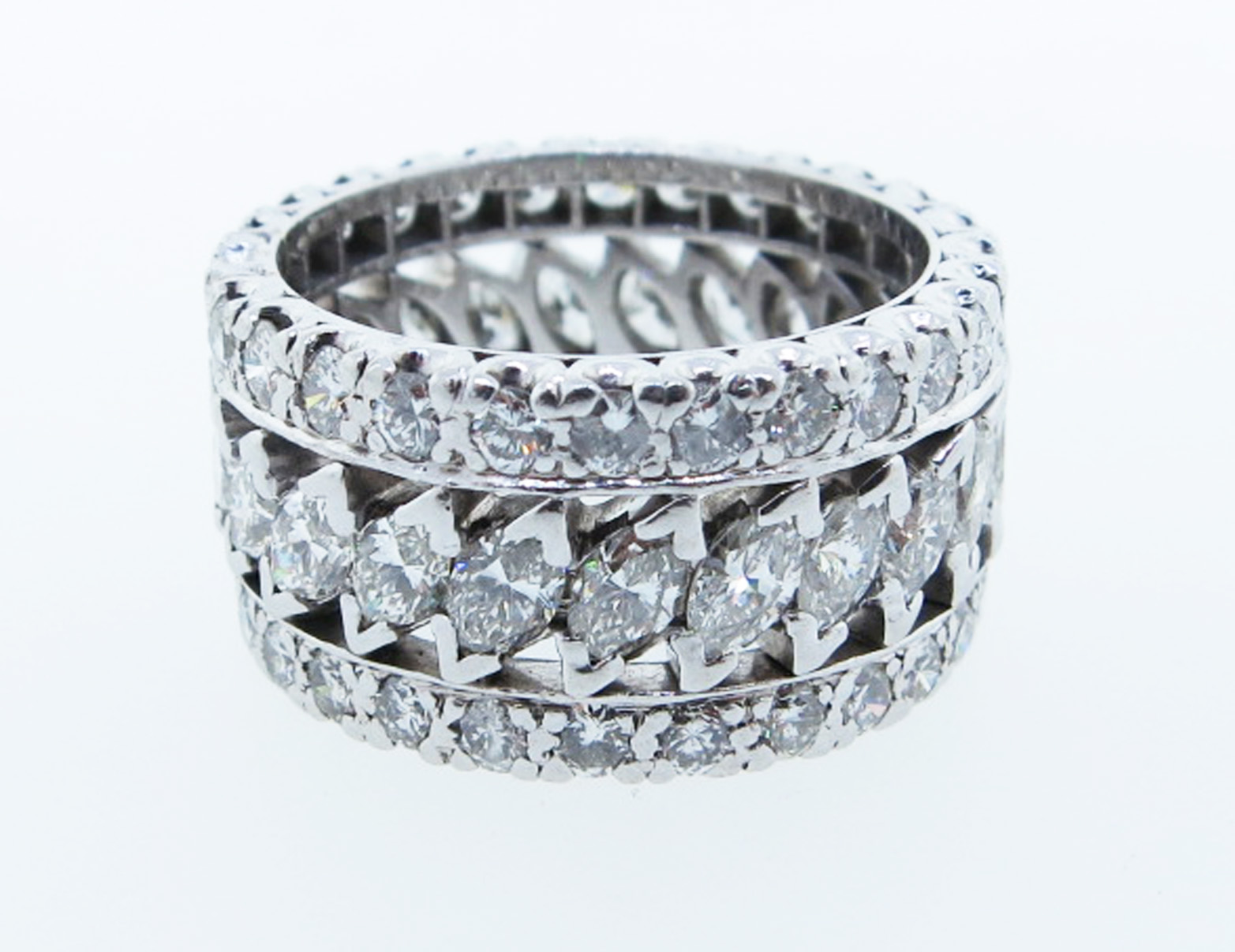 wide platinum diamond wedding bands